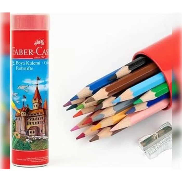 Faber Castell Metal Tüpte Boya Kalemi, 24 Renk
