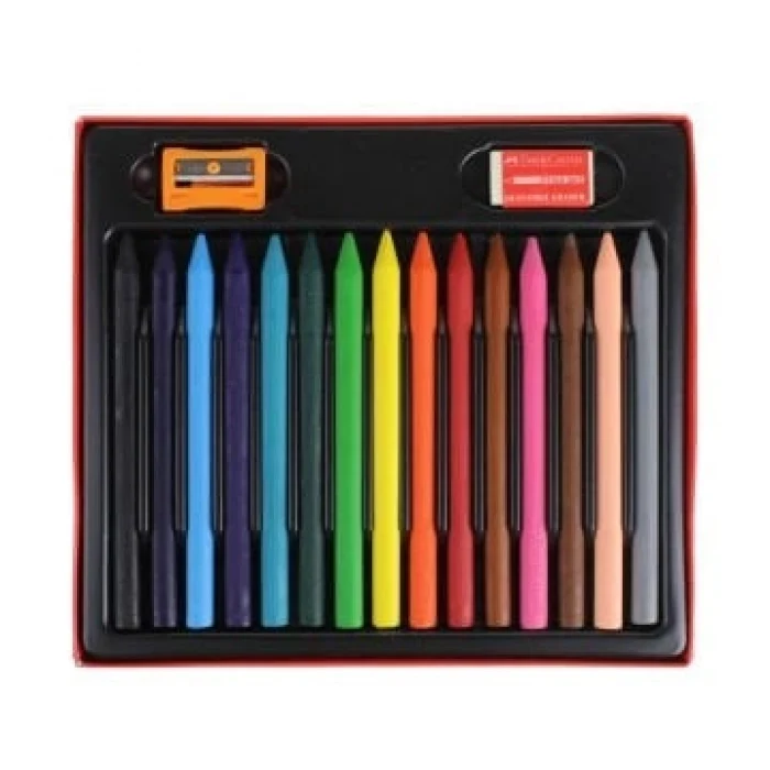 Faber-Castell Silinebilir 15 Renk Mum Boya