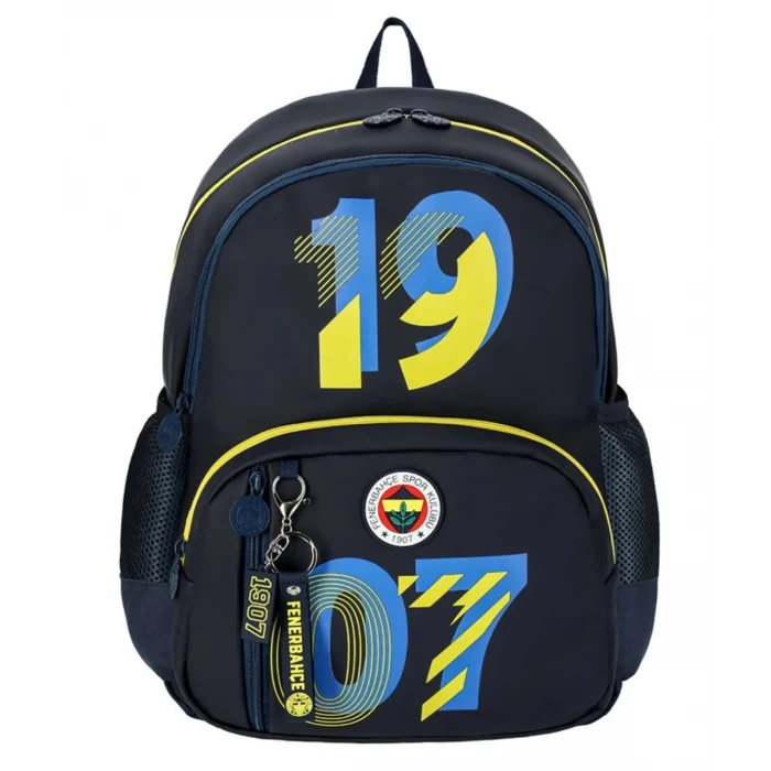 Fenerbahçe Okul-Sırt Çantası - Lisanslı Bardaklı Kapak Çelik Termos Hediye