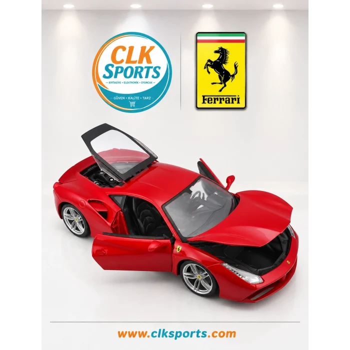 Ferrari 488 GTB Die Cast Model Araba , 1:18