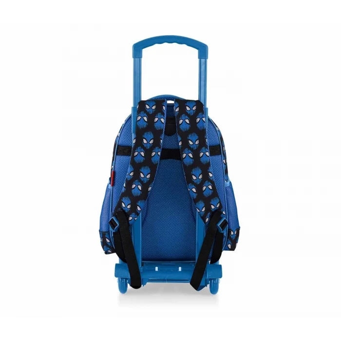 Spiderman Çekçekli Okul Çantası , Muggle Çift Gözlü Kalem Çantası - Suluk & Matara Hediye