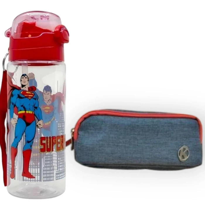 Galatasaray Anaokulu Çantası , Çift Gözlü Kalemlik -Lisanslı Suluk Matara Hediye