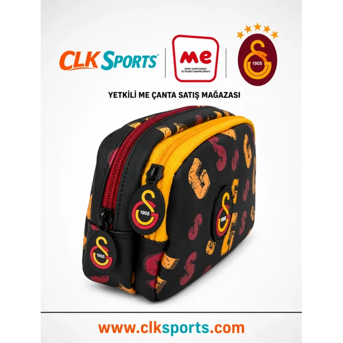 Galatasaray Gs Yazı Detaylı Suni Deri Kalem Çantası