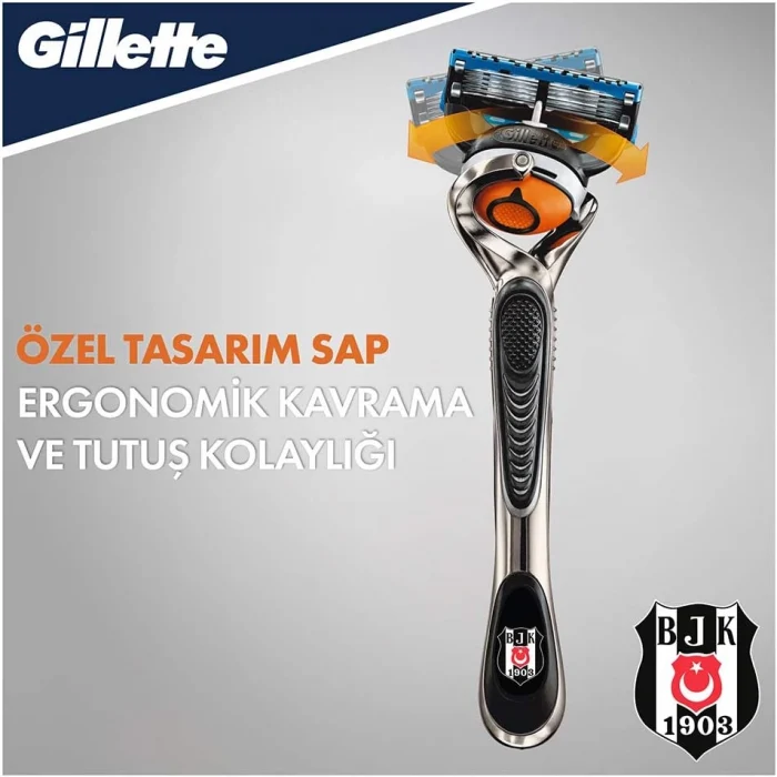 Gillette Fusion Beşiktaş Özel Seri Proglide Makine + 4Lü Yedek Bıçak + Gillette Tıraş Köpüğü + Nivea For Men Fresh Pump