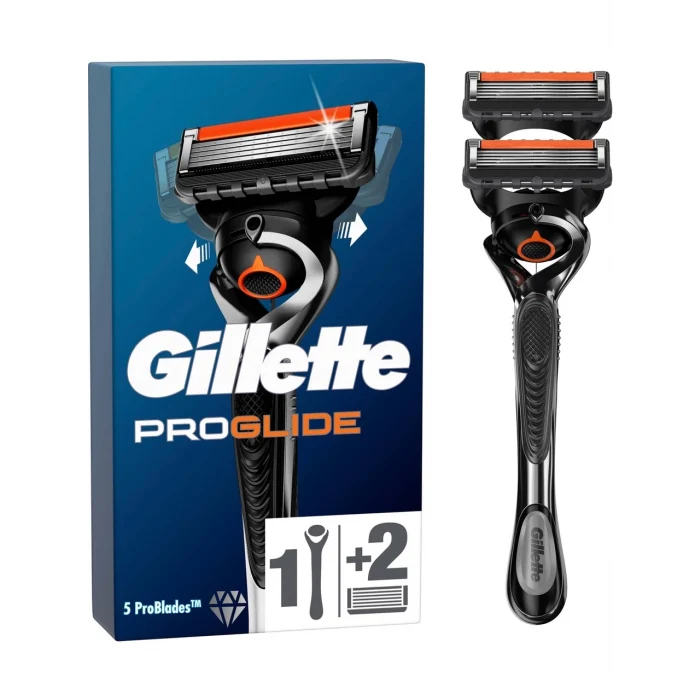 Gillette Fusion ProGlide FlexBall Tıraş Makinesi + 2 Yedek Başlığı , Nivea For Men Fresh Pump 75 ml , Gillette Series Köpük Rahatlatıcı 200 Ml , Seyahat Çantası