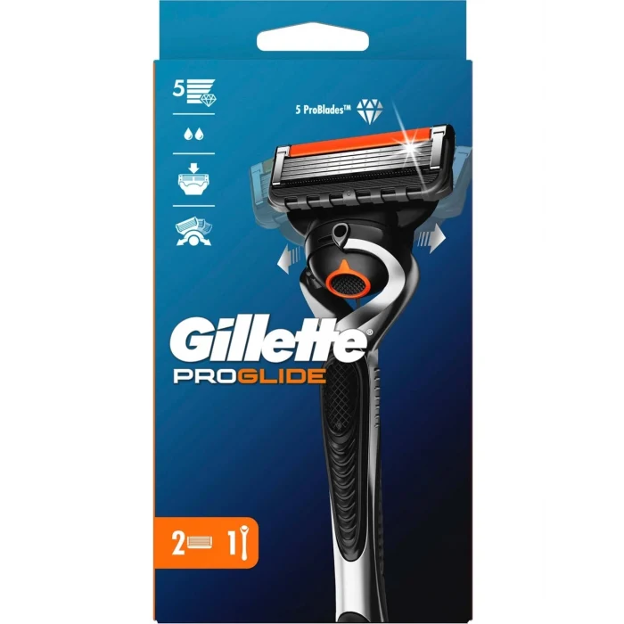 Gillette Fusion ProGlide FlexBall Tıraş Makinesi + 2 Yedek Başlığı , Nivea For Men Fresh Pump 75 ml , Gillette Series Köpük Rahatlatıcı 200 Ml , Seyahat Çantası