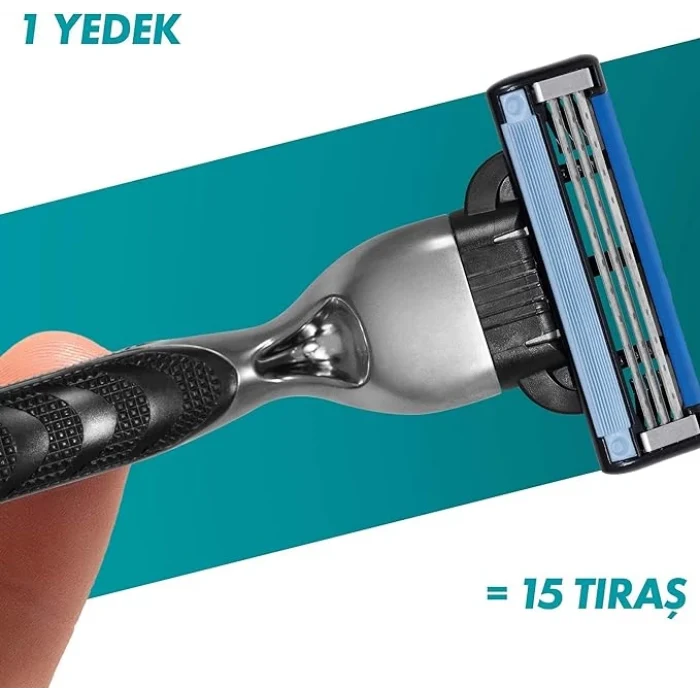 Gillette Mach3 Tıraş Makinesi 2li + Gillette Series Rahatlatıcı Tıraş Köpüğü 200 ml + Vegan Seyahat Çantası