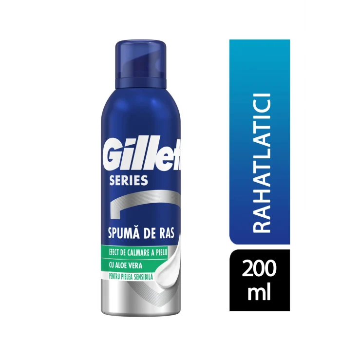 Gillette Mach3 Tıraş Makinesi 2li + Gillette Series Rahatlatıcı Tıraş Köpüğü 200 ml + Vegan Seyahat Çantası