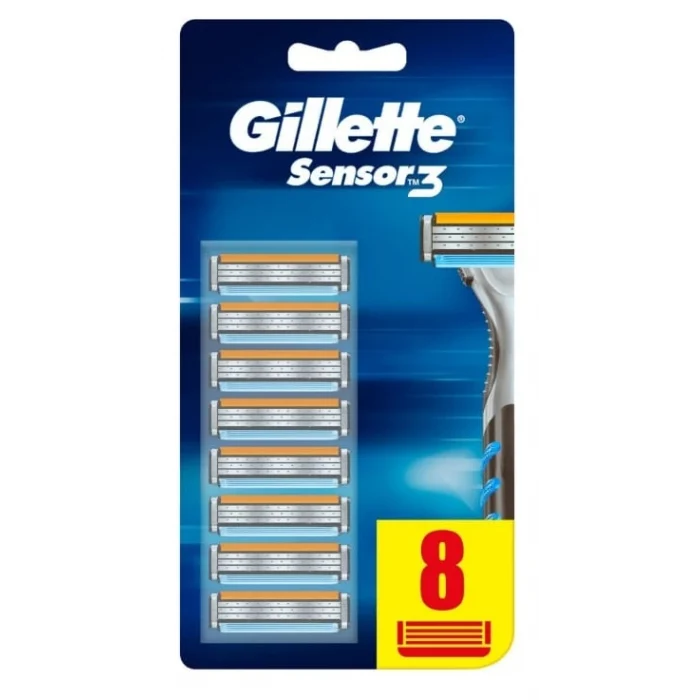 Gillette Sensor 3 Makine + 14lü Yedek Tıraş Bıçağı + Gillette Tıraş Köpüğü + Nivea For Men Fresh Pump