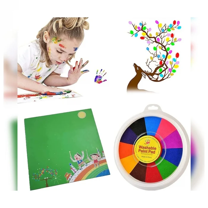 GoldKim Parmak Boyası 6 Renk x 25 ml Set Funny Kids