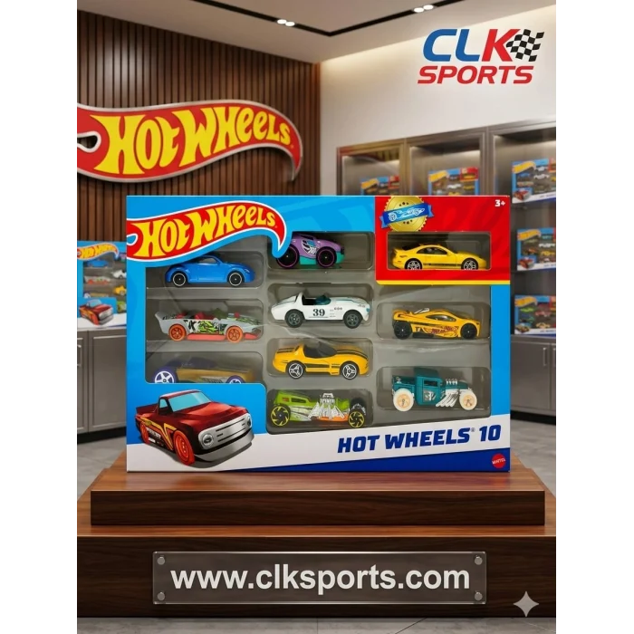 Hot Wheels 10lu Araba Seti , 1:64 Ölçek