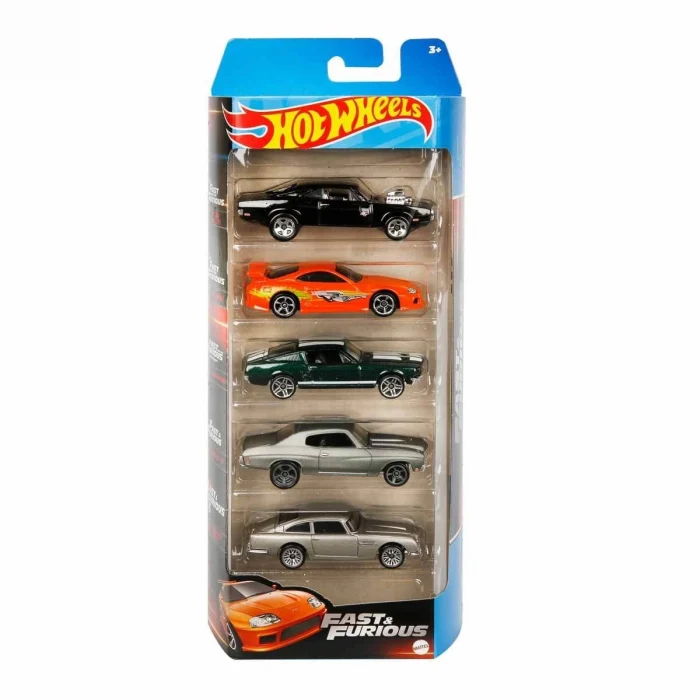 Hot Wheels 5li Araba Seti 1:64 ölçekli