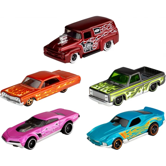 Hot Wheels 5li Araba Seti 1:64 ölçekli