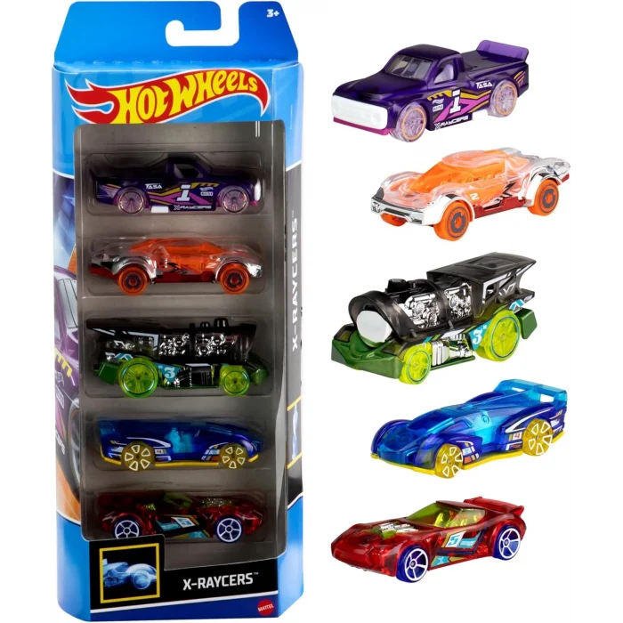 Hot Wheels 5li Araba Seti 1:64 ölçekli
