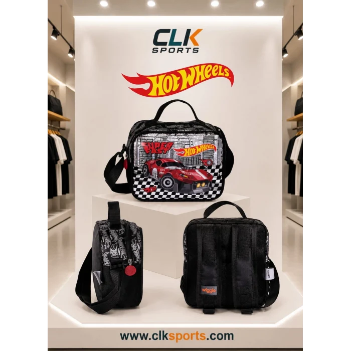 Hot Wheels Araba Desenli Okul Çantası , Beslenme Çantası , Kalem Çantası , Suluk Matara