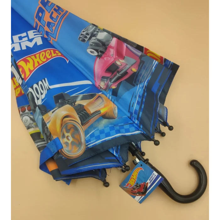 Hot Wheels Lisanslı Erkek Çocuk Şemsiyesi + Lisanslı Gözlük İkili Set