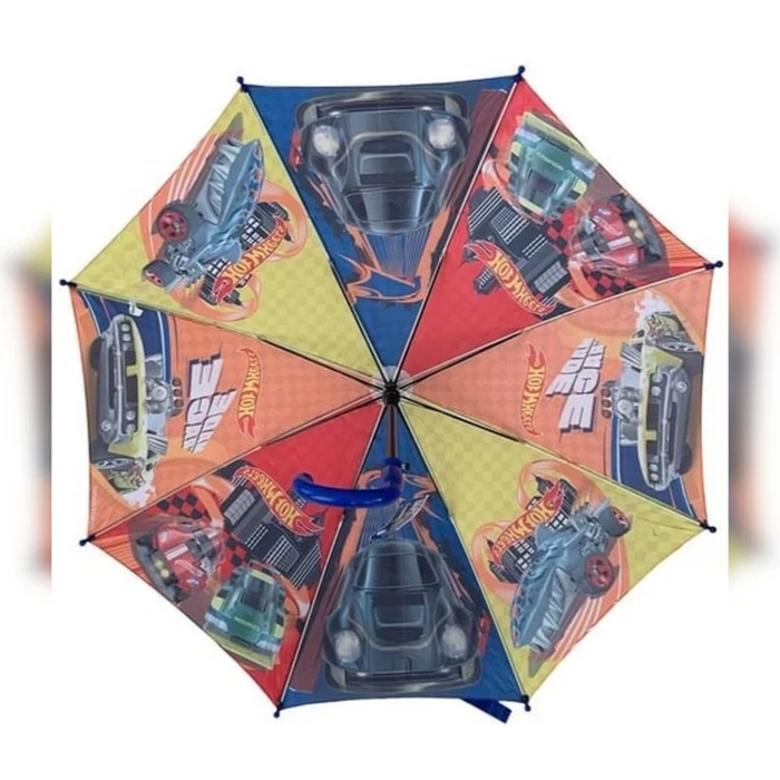 Hot Wheels Lisanslı Erkek Çocuk Şemsiyesi + Lisanslı Gözlük İkili Set