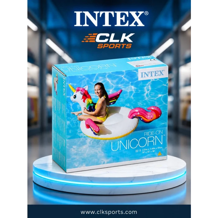 İntex Çocuk Havuzu , Tek Boynuzlu At , 272x193x104 cm + POMPA HEDİYELİ