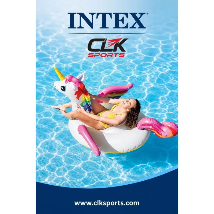 İntex Çocuk Havuzu , Tek Boynuzlu At , 272x193x104 cm + POMPA HEDİYELİ