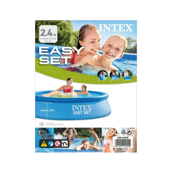 Intex Havuz 244x61 cm Intex Easy Kolay Kurulum