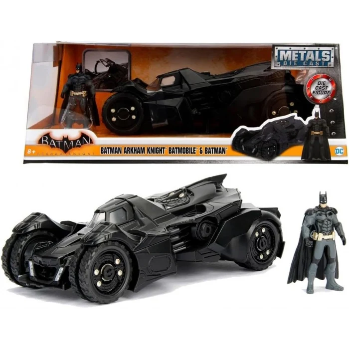 Jada Batman Arkham Knight Batmobil 1/24 - Batman Figür ve Araç Seti - Hediyelik