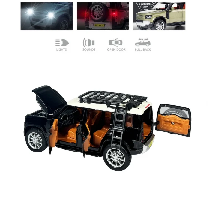 Vardem Jeep - Sesli , Işıklı , Buharlı 1:22 Die Cast - Hediyelik