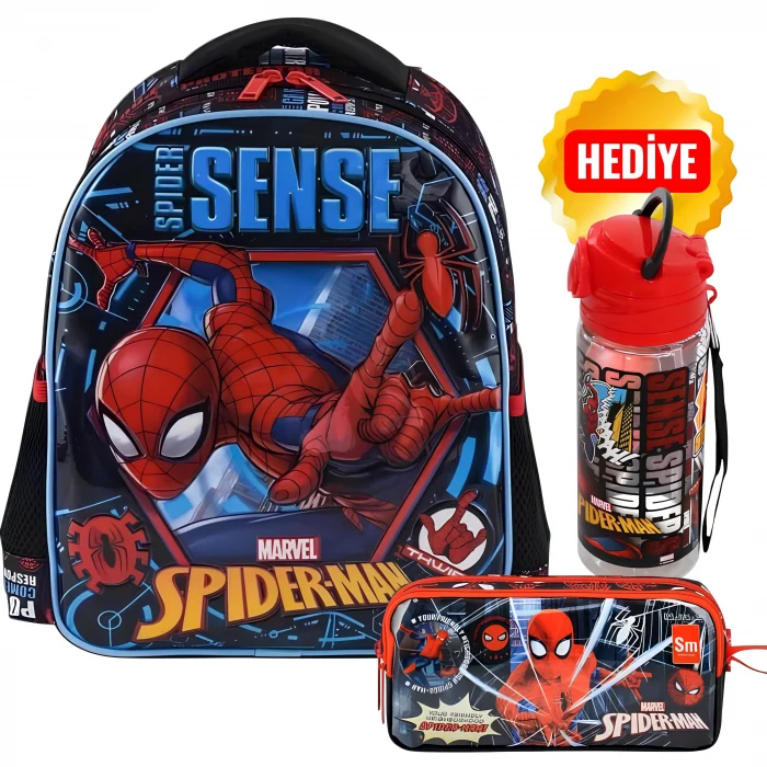 Spiderman Anaokulu Çantası , Kalem Çantası