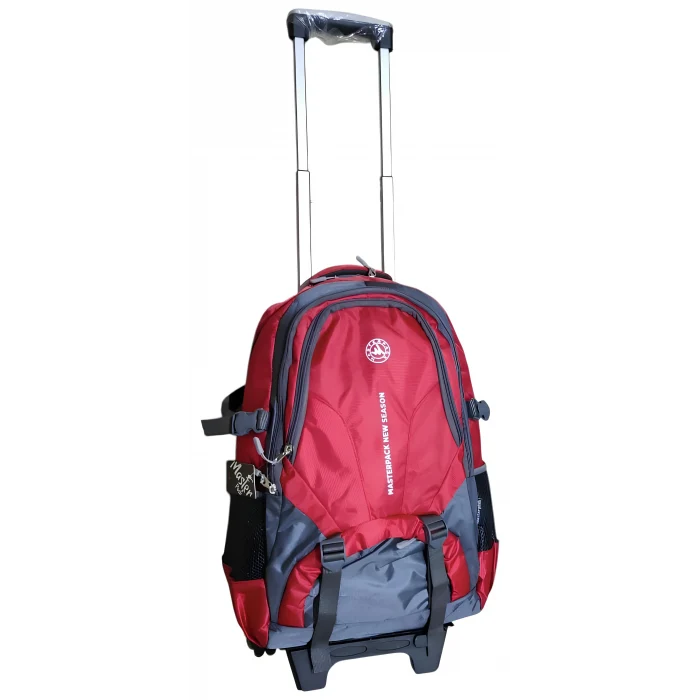 MASTER PACK Çekçekli Tekerlekli Dağcı Seyahat Laptop Bölmeli Sırt Çantası