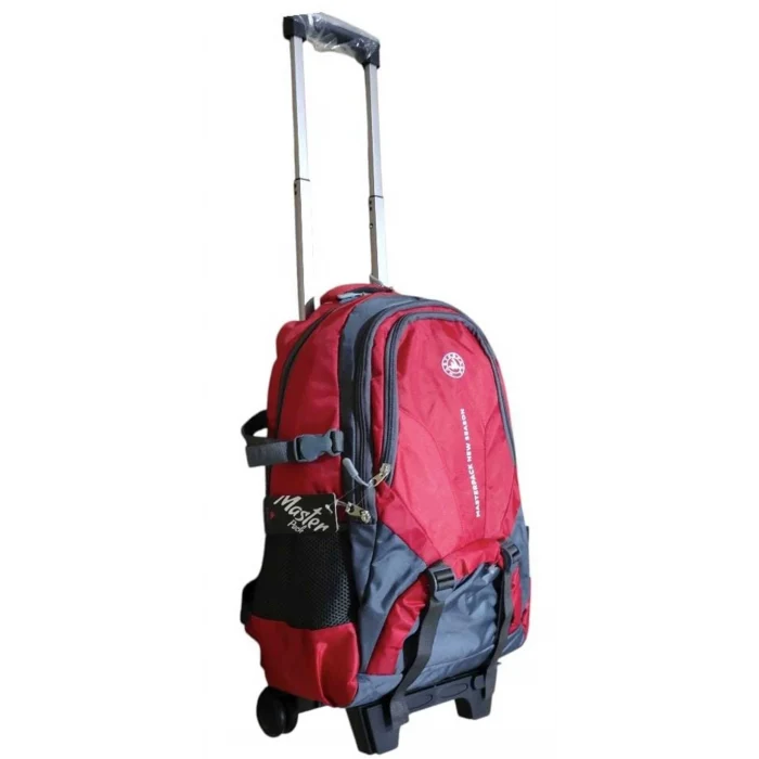 MASTER PACK Çekçekli Tekerlekli Dağcı Seyahat Laptop Bölmeli Sırt Çantası