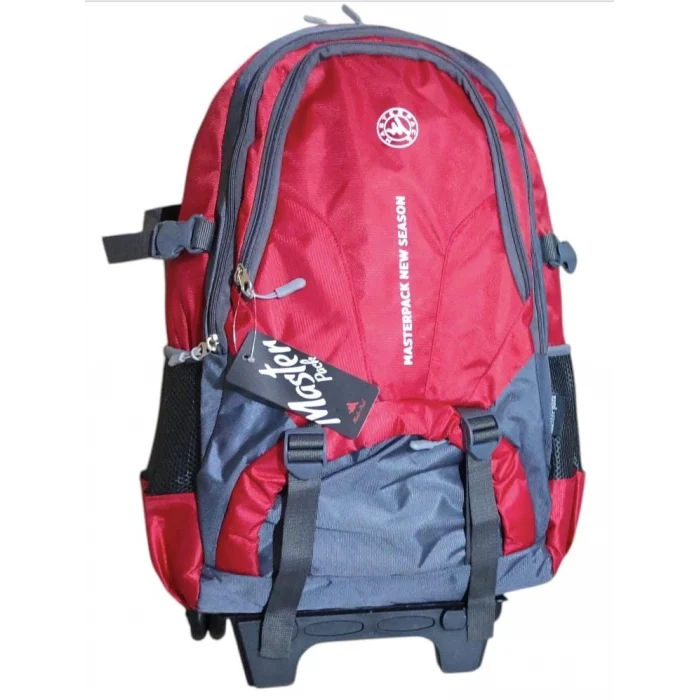 MASTER PACK Çekçekli Tekerlekli Dağcı Seyahat Laptop Bölmeli Sırt Çantası