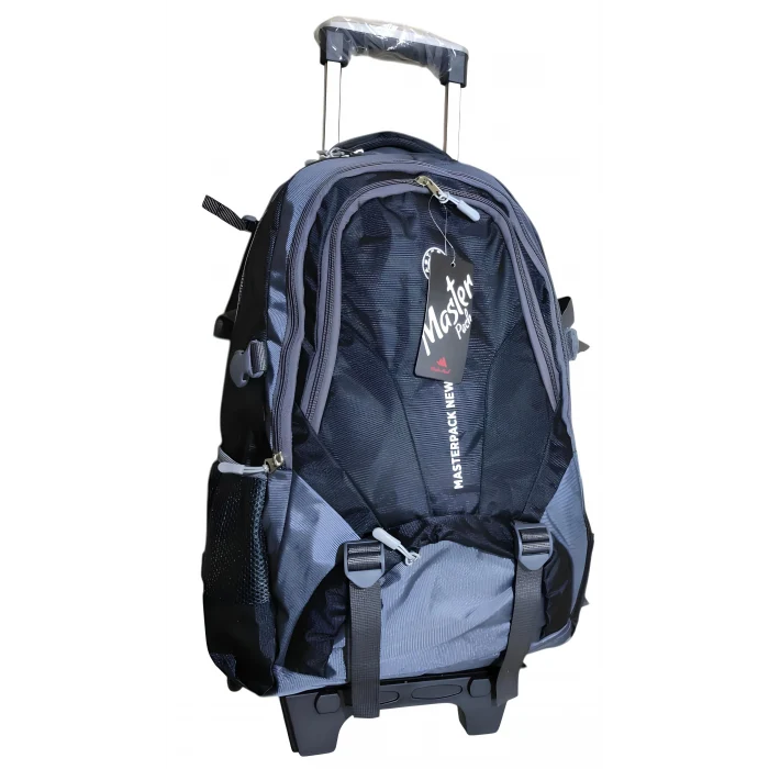 MASTER PACK Çekçekli Tekerlekli Dağcı Seyahat Laptop Bölmeli Sırt Çantası
