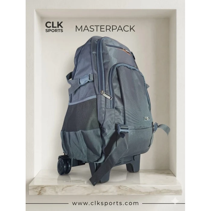 MASTER PACK Lux Çekçekli Tekerlekli , Dağcı Seyahat Laptop Bölmeli Sırt Çantası