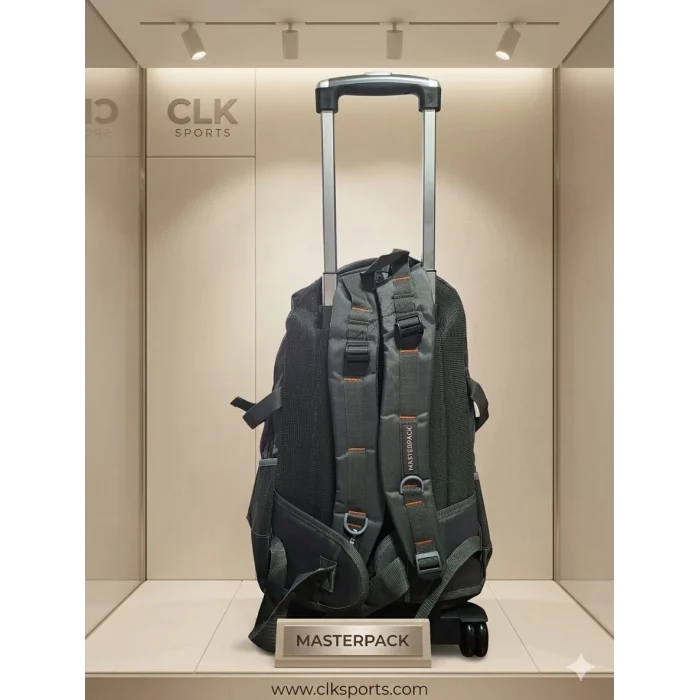 MASTER PACK Lux Çekçekli Tekerlekli , Dağcı Seyahat Laptop Bölmeli Sırt Çantası