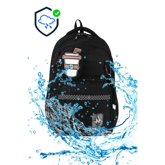 MASTER PACK Okul Çantası , Çift Gözlü Kalem Çantası , Para Cüzdanı ve Çelik Matara 700 ml Hediye