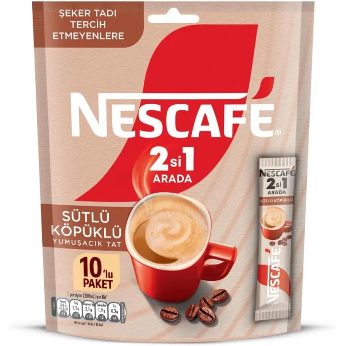 2si1 Arada Sütlü Köpüklü MP (10 x10 g)