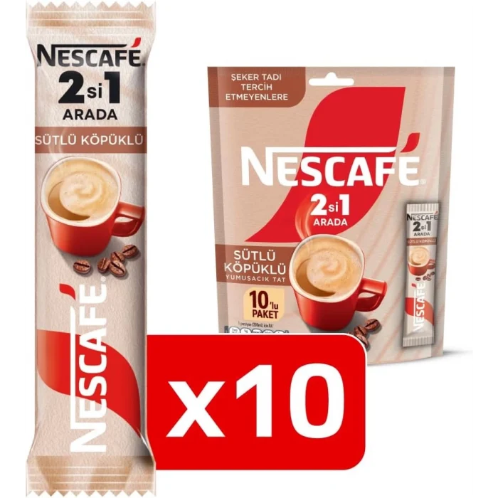 2si1 Arada Sütlü Köpüklü MP (10 x10 g)