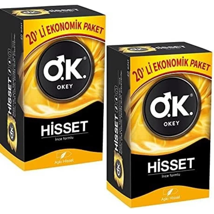 Okey Hisset 20 li x2 Paket Toplam 40 Adet