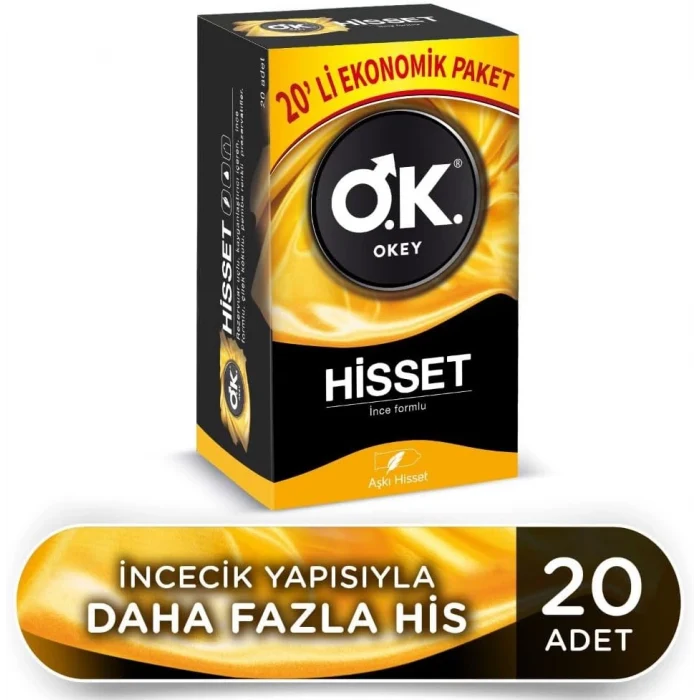 Okey Nirvana 20li + Hisset 20li Prezervatif