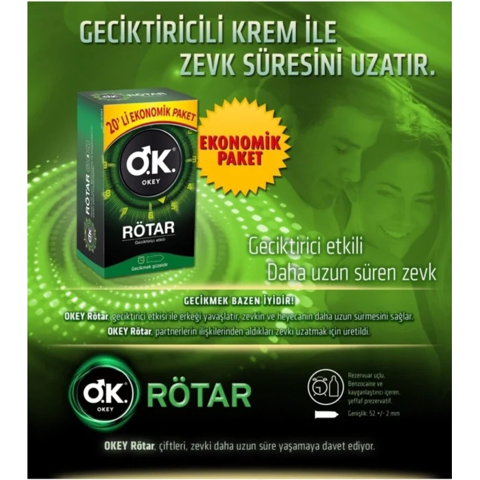 Okey Nirvana Hot 20li Ve Rötar 20li Set