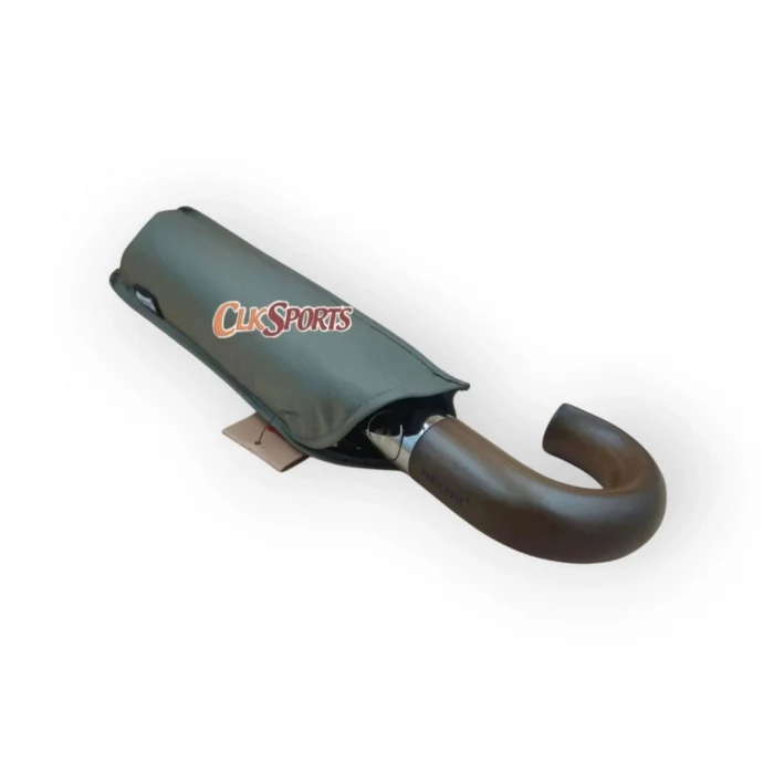 Parachase Ahşap Baston Saplı Tam Otomatik Şemsiye - Fermuarlı Kılıflı