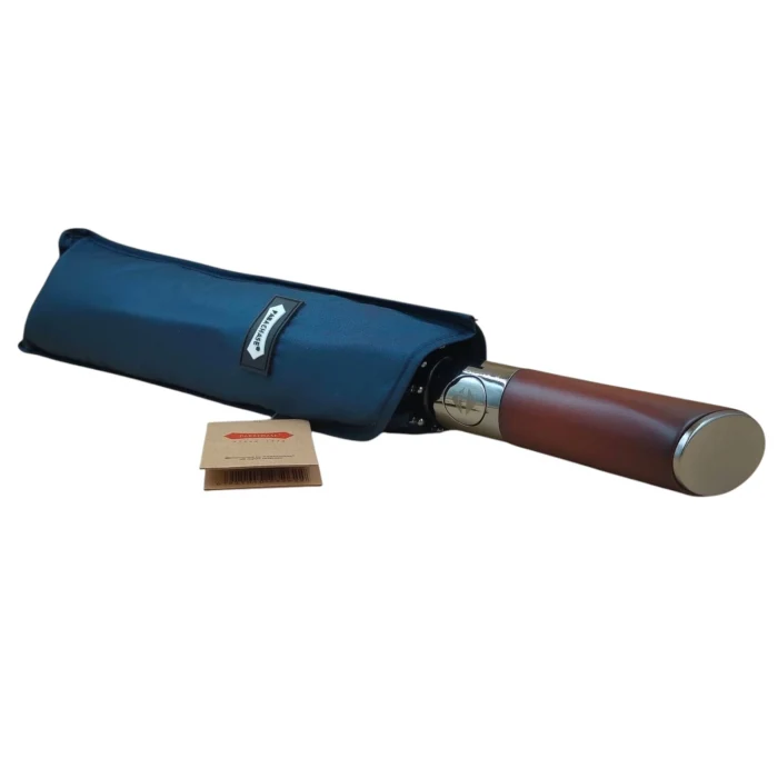 Parachase Premium Ahşap Kavrama Otomatik Şemsiye - Özel Kılıflı