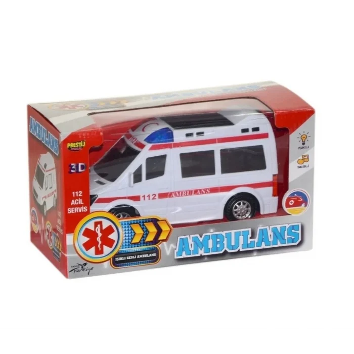 Işıklı Sesli Pilli Polis - Ambulans - İtfaiye Aracı