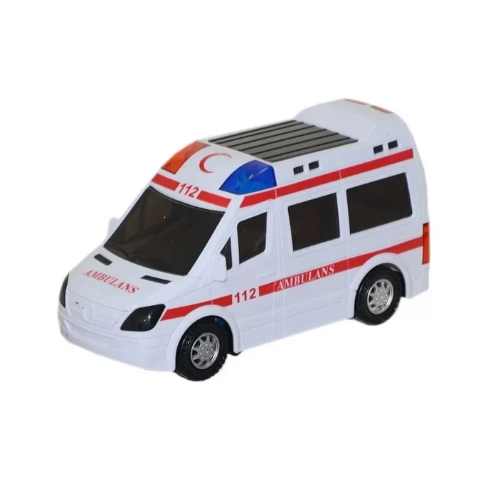 Işıklı Sesli Pilli Polis - Ambulans - İtfaiye Aracı