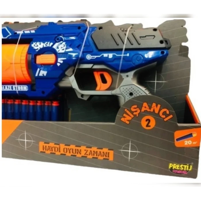 Yumuşak Dart Atan Tabanca 20 Dart