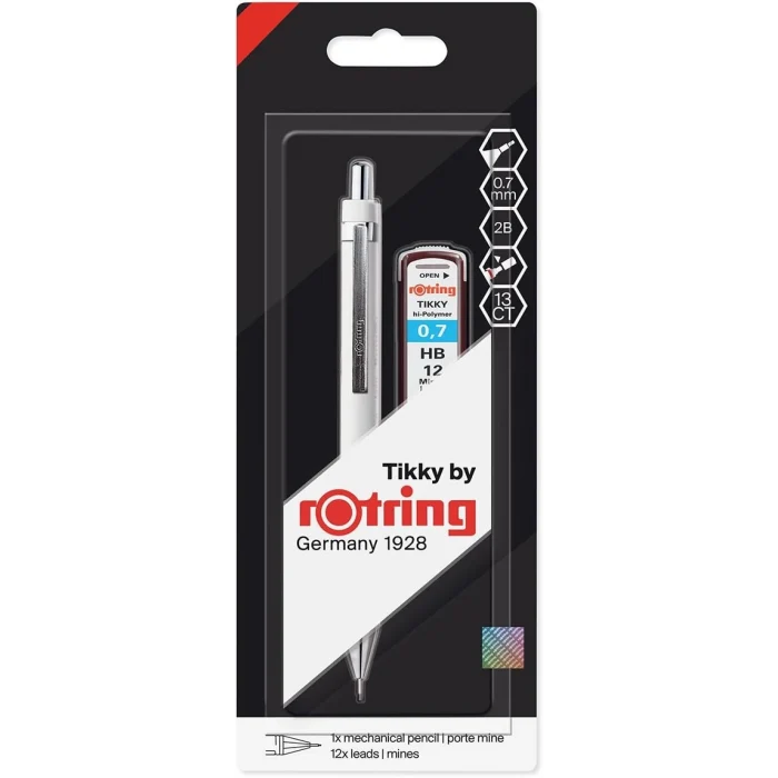 Rotring 0,7 Tikky Mekanik Kurşun Kalem-Uç-Silgi 3lü Set
