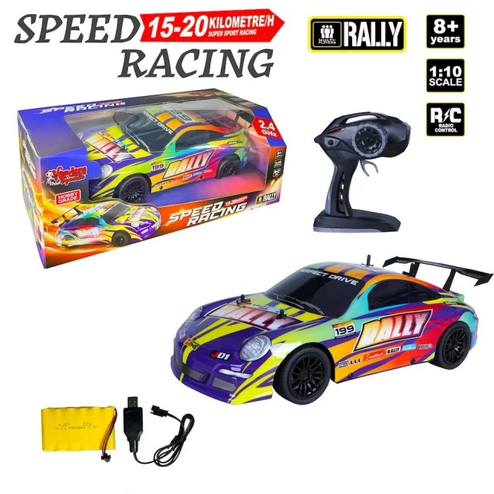 Vardem Şarjlı RALLY Ralli Arabası 45 cm Uzaktan Kumandalı Full Fonksiyon Speed Racing