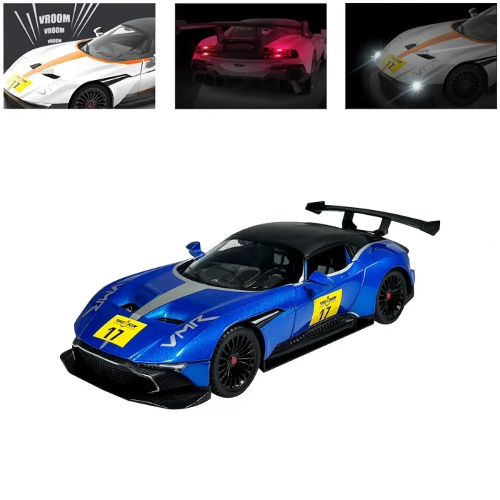 Sesli Ve Işıklı Metal Yarış Arabası Vardem Kutulu Çek Bırak 1:22