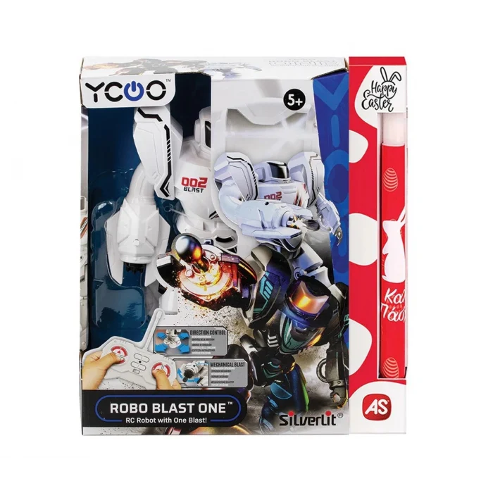 Silverlit Robo Blast One Uzaktan Kumandalı Robot - Beyaz