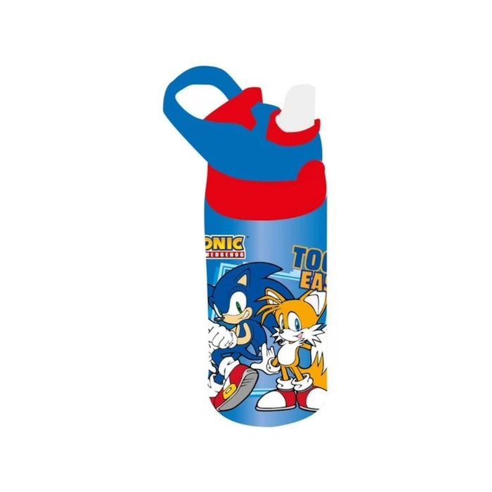 Sonic Boom Okul Çantası , Beslenme Çantası , Kalem Çantası - Sonic Çelik Matara 500 Ml Hediye