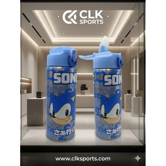 Sonic Boom Okul Çantası , Kalem Çantası - Sonic Çelik Matara 500 Ml Hediye
